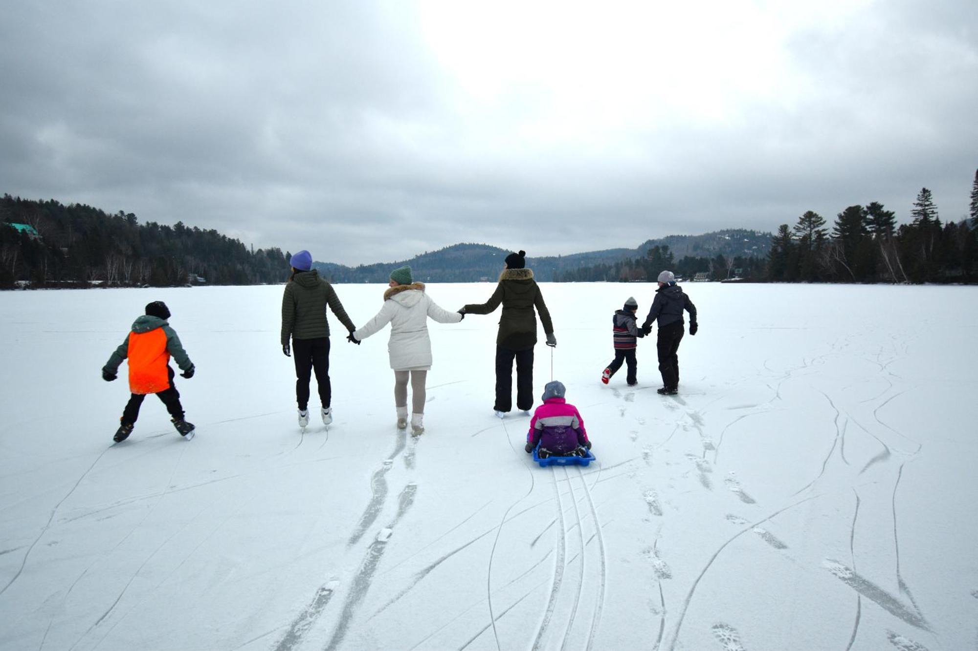 Le Partage Lodge: Destination Plein Air Et Sociale Val-Morin Exterior foto